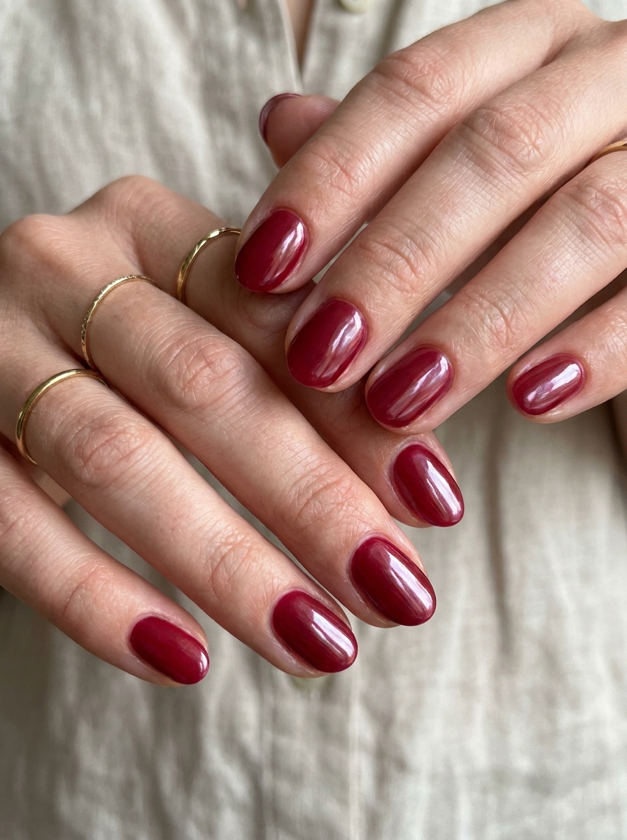 Cranberry Glazed Short Ovals